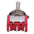 Twidec 6Pcs Mini Momentary Toggle Switch SPDT 3 Position 3 Pins, Waterproof Cap for Car Boat Switches