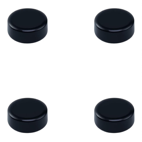 HAJXZH 4 PCS Lamp Shade Harp Bracket Top Cap Black M10 Thread Lamp