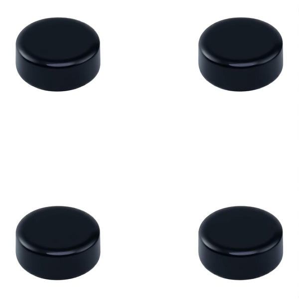 HAJXZH 4 PCS Lamp Shade Harp Bracket Top Cap Black M10 Thread Lamp