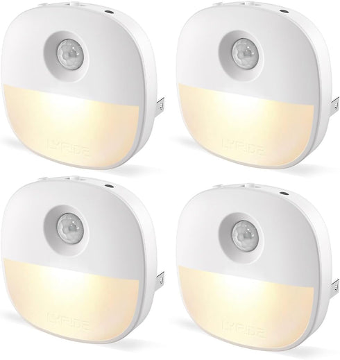 Lyridz Plug in Night Light with Motion Sensor and Dusk to Dawn
