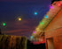 Lemontec 25 Bulbs IP65 8 4 15ft Solar Led Smart String Lights, LED RGBW Color Changing Patio String Light App Control