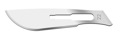 IMS IMS-CBLD22 Scalpel Sterile Blades #22 Carbon Steel, Individually Foil Wrapped, Box of 100