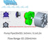 Acogedor DC 6V Peristaltic Pump, Lab Aquarium Micro Pump, ID3mmxOD5mm, 65-150ml/min