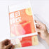A4 LED Sign Holder Clear Sign Holder with LED Light Box, Table Menu Display Stand with Color Lights LED Menu Board