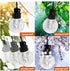 AWQ 35 Commercial 20 G50 Bulbs FT Globe String Lights Outdoor Grade Light with Shatterproof LED Waterproof Extendable