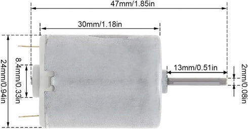 QTSEGSEE r280 6-24V 19800RPM DC motor high torque high speed DC motor or DIY toy mini fan juicer water pump beauty