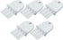 Kemcatui 10Pcs Paper Towel Dispenser Key, Waffle Toilet Paper Key Tissue Dispenser Key with Ring, Napkin Holder Key