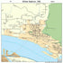 Large Street & Road Map of White Salmon, Washington WA - Printed
