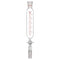 stonylab Pressure Equalizing Addition Funnel, 24/40 Joint Borosilicate Glass, Graduated Dropping Funnel, 100 ml