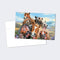 Tree-Free Greetings EcoNotes 12 Count Horses Selfie Notecard Set with Envelopes, 4 x 6 Inches