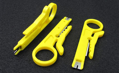 Mini Wire Stripper 3 Pcs for Network Wire Cable, RJ45/Cat5/Cat6 Data Cable, Telephone and Computer UTP Cable