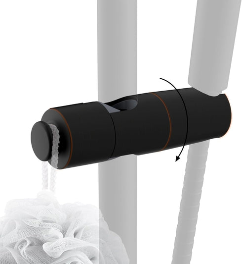 Hibbent Adjustable Shower Head Holder for Slide Bar, Universal 18.5-25mm Handheld Showerhead