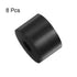 8pcs Rubber Spacer, 1.57 Inch OD, 0.47 Inch ID, 1.2 Inch Thick Neoprene Round Anti Vibration Isolation Pads, Black, for