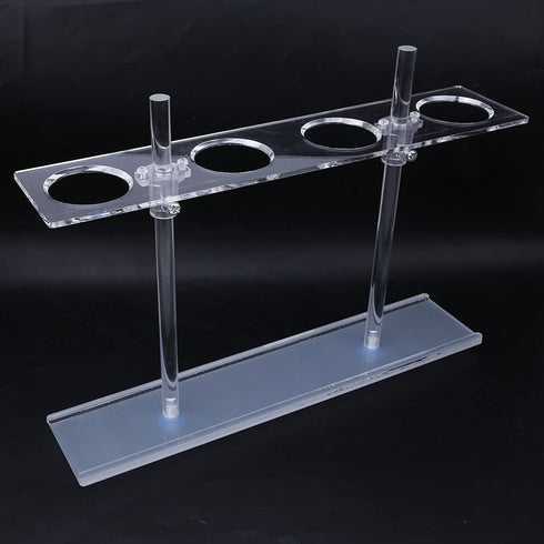 Funnel Holder, Adjustable Height Funnel Rack with 4 Holes, Laboratory Accessories Funnel Display Holder