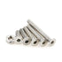 Hilitchi 210-Piece Metric M2 Hex Socket Flat Head Bolts Screw Nut Assortment Kit - 304 Stainless Steel
