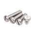 Generic 304 Screw(100Pcs,35MM_M3) Slotted Cheese Head Screws Cap Stainless Steel
