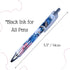 YJ PREMIUMS 6PC American Flag Pens Eagle Black and White Striped Ink Pen for 4th USA Themed Military Veterans Day Marine Crops Employees Gifts Stuff Souvenirs Novelty Items by YJ PREMIUMS