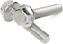 M6 x 40mm Flanged Hex Head Bolts - Flange Hexagon Screws, 304 Stainless Steel 18-8, 25 PCS