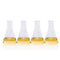 ULAB Scientific Narrow-Mouth Glass Erlenmeyer Flask Set, 17oz 500ml, 3.3 Borosilicate, Pack of 4