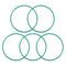 uxcell Fluorine Rubber O-Rings, Pack of 5, 73mm OD, 68.2mm ID, 2.4mm Width FKM Seal Gasket for Machinery Plumbing, Green