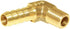 Joywayus Brass Hose Fitting, 90 Degree Elbow, 1/4" Barb x 1/8" NPT Male Pipe, Pack of 2