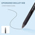 ParKoo 20 Black Retractable Erasable Gel Pens, Twist-Write, Fine Point 0.7 mm for Drawing and Writing