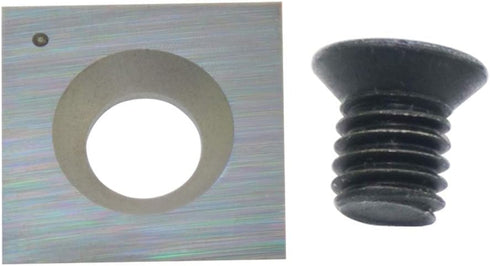 15mm Standard Square Tungsten Carbide Replacement Cutter Inserts, 15mm x 15 x 2.5mm for Woodworking Tools