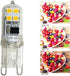 2W G9 Bulb Dimmable Bulbs(10 Pack)- Bulb 3000K 20W Bulb G9 Lighting,AC110V Lxcom Lighting LED Led Corn Light Led