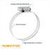 POWERTEC Stainless Steel Worm Gear Drive Hose Clamps - Adjustable 11/16" to 1-1/4", 10 PK