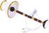 Aurovibe Metal Floor Lamp Model, Accessory, Ele LED Lamp with, Exquisite Workmanship for, Includes Battery Cable