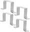 4pcs Square Tube Buckle U Clamps, Square Tube Connector for Mounting Cable Clamp, 304 Stainless Steel