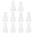 ULTECHNOVO 10pcs Plastic Erlenmeyer Flasks, Narrow Mouth Lab Flask with Scale for School Experiments