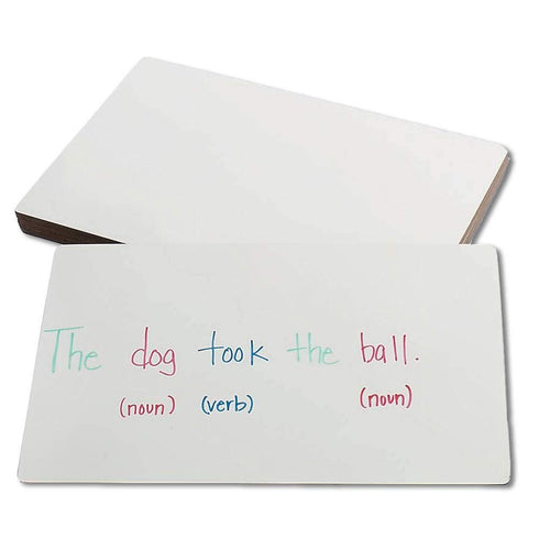 hand2mind Double-Sided Centimeter Grid White Boards, Pack of 10, Portable Dry Erase Boards