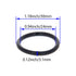 Othmro 50pcs Nitrile Rubber O-Rings, 30mm OD, 3.1mm Wire Dia, Black Washers for Oil or Air Sealing