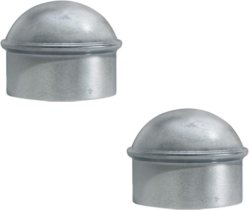 VIVIDA 1-3/8" Chain Link Fence Post Cap, Galvanized Steel, 2 PCS for 1-3/8" OD Post