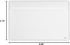 LUXPaper Double Window Tax Envelopes - Form W-2/1099, Security Tint, 5 3/4" x 8 7/8", White, 50 Qty