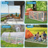 9x12FT,Clear Grommets,Transparent Clear Tarps Heavy Duty Waterproof Plastic Tarp with PVC Vinyl Tarpaulin