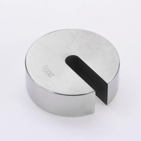 Slotted Calibration Weight, 200g M1 Precision, Stainless Steel for Digital Balance Scales