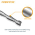 POWERTEC 2-Piece Solid Carbide Spiral Router Bit, 1/4" Shank, Woodworking Router Bits for CNC and Router Tool