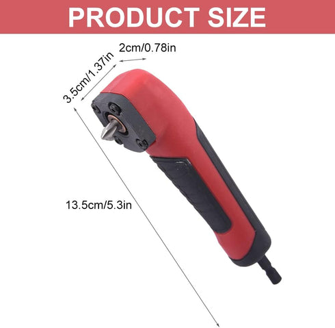 1PC Right Angle Attachment Electric Screwdriver 90 Degree Corner Adapter Drill Bit