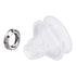 PATIKIL 1 Pack Vacuum Suction Cup, Silicone Rubber 4mm ID x 27mm OD Pneumatic Bellows Sucker Pad with Gasket