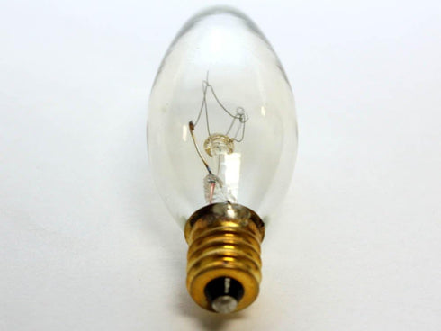 Bulbrite B8 (E12) Bulb, 1 Count (Pack 1), Incandescent Candelabra Screw Base Light of Clear