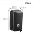 Generic 304 800ml) Bathroom soap Dispenser Bathroom Hotel Household Stainless Steel Soap Dispenser Black Wall-Mounted