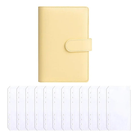 NSKQUFDNFKA A6 Budget Binder Notebook Cash Envelopes System Set with Pockets for