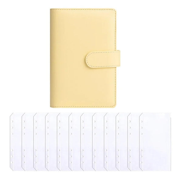 NSKQUFDNFKA A6 Budget Binder Notebook Cash Envelopes System Set with Pockets for
