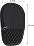 JIKIOU 12x8 inch Ergonomic Mouse Pad Wrist Support with Massage Design, Memory Foam Wrist Rest Pain Relief Mousepad