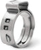 PUDS0038 3/8 Inch Oetiker Stainless Steel Crimp Rings, 360 Deg Stepless, Narrow Band, One Clamp Size