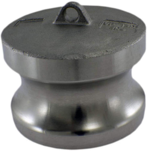 Duda Energy CamPlug-F050 304 Stainless Steel Cam-and-Groove Pipe Fitting Adapter - 1/2" Cam Lock Plug