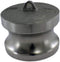 Duda Energy CamPlug-F050 304 Stainless Steel Cam-and-Groove Pipe Fitting Adapter - 1/2" Cam Lock Plug