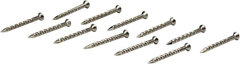 M-D Building Products 21501 1-1/4 in. Silver Floor Metal Screw Nails, 12Ct